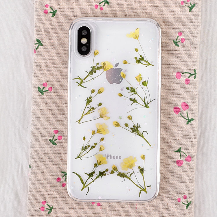 For iPhone XS Max Floral Pattern Soft Case