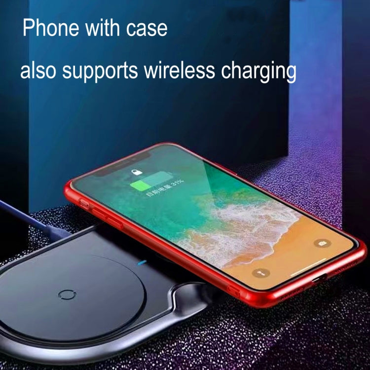 For iPhone XS Max Diamond Texture Electroplating TPU Case