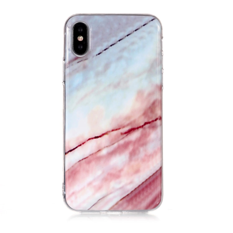 For iPhone XS Max Marble Pattern TPU Soft Protective Case