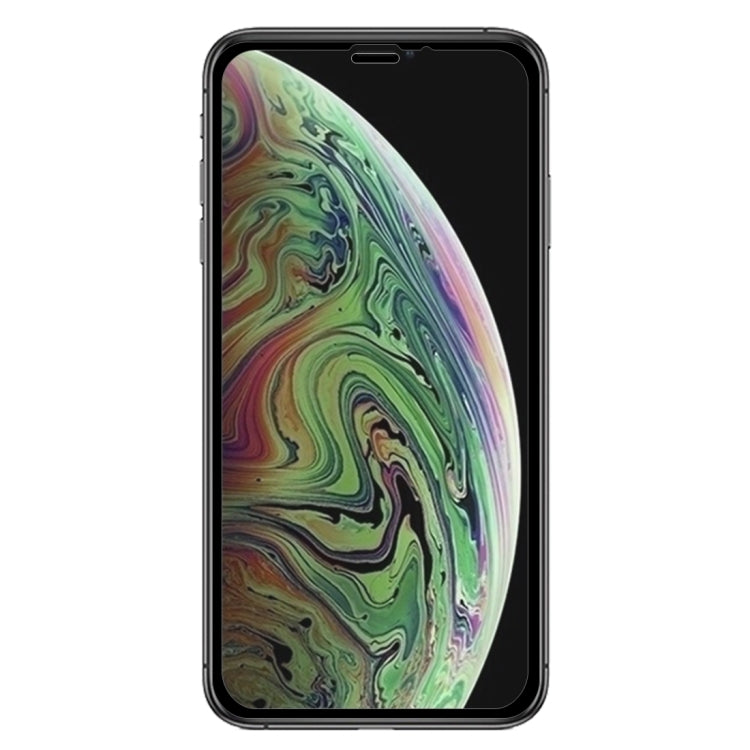 For iPhone 11 Pro Max / XS Max 10pcs 9H 10D Full Screen Tempered Glass Screen Protector (Black)