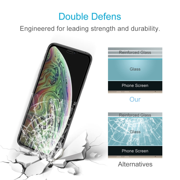 For iPhone 11 Pro Max / XS Max 10pcs 9H 10D Full Screen Tempered Glass Screen Protector (Black)