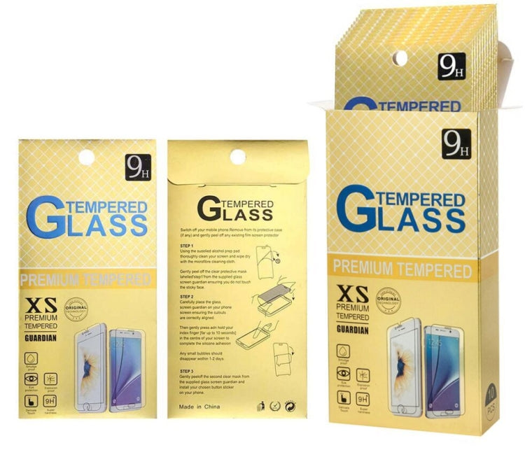 For iPhone 11 Pro Max / XS Max 10pcs 9H 10D Full Screen Tempered Glass Screen Protector (Black)