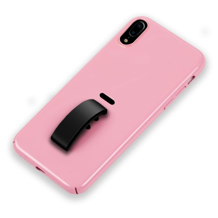 For iPhone XS Max Shockproof Protective Case with Rubber Ring Holder