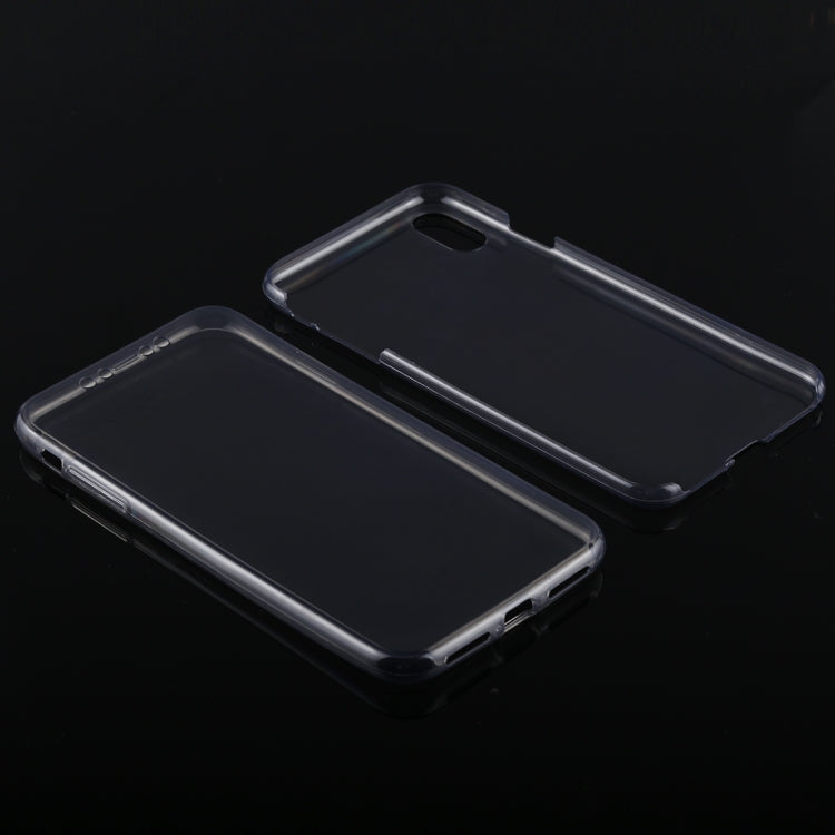 For iPhone XS Max Ultra-thin Double-sided Full Coverage Transparent TPU Case