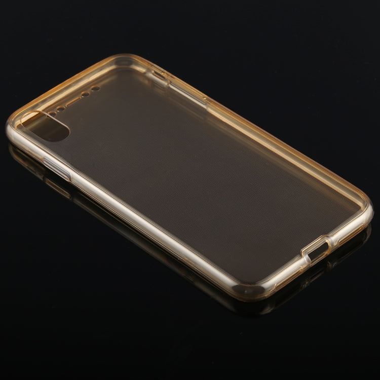 For iPhone XS Max Ultra-thin Double-sided Full Coverage Transparent TPU Case