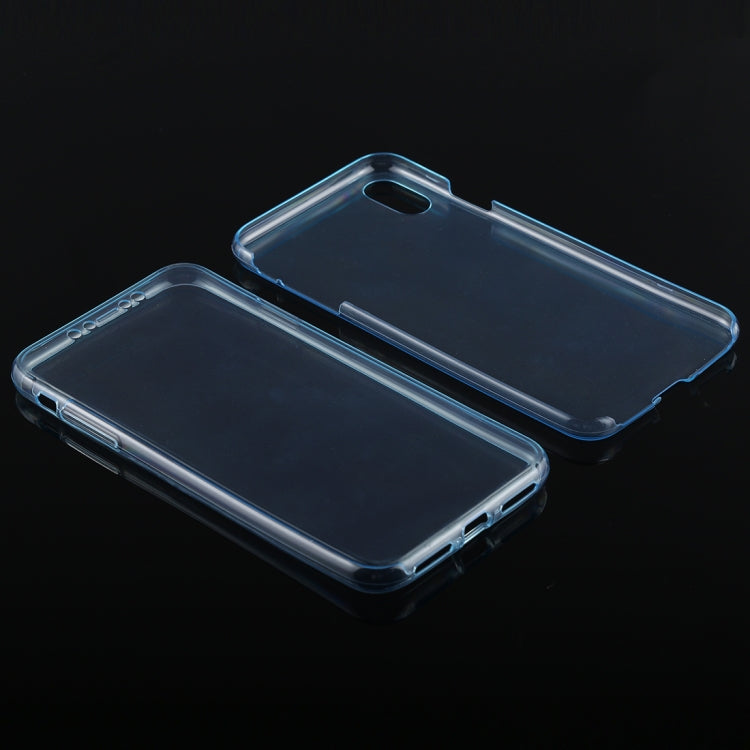 For iPhone XS Max Ultra-thin Double-sided Full Coverage Transparent TPU Case