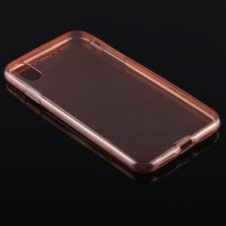 For iPhone XS Max Ultra-thin Double-sided Full Coverage Transparent TPU Case