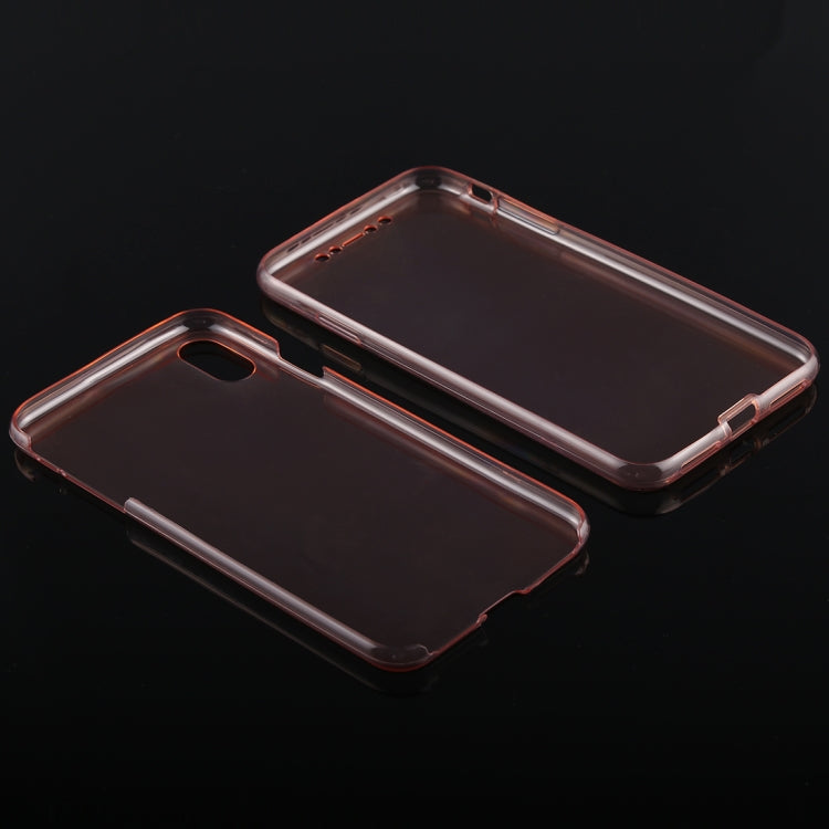 For iPhone XS Max Ultra-thin Double-sided Full Coverage Transparent TPU Case