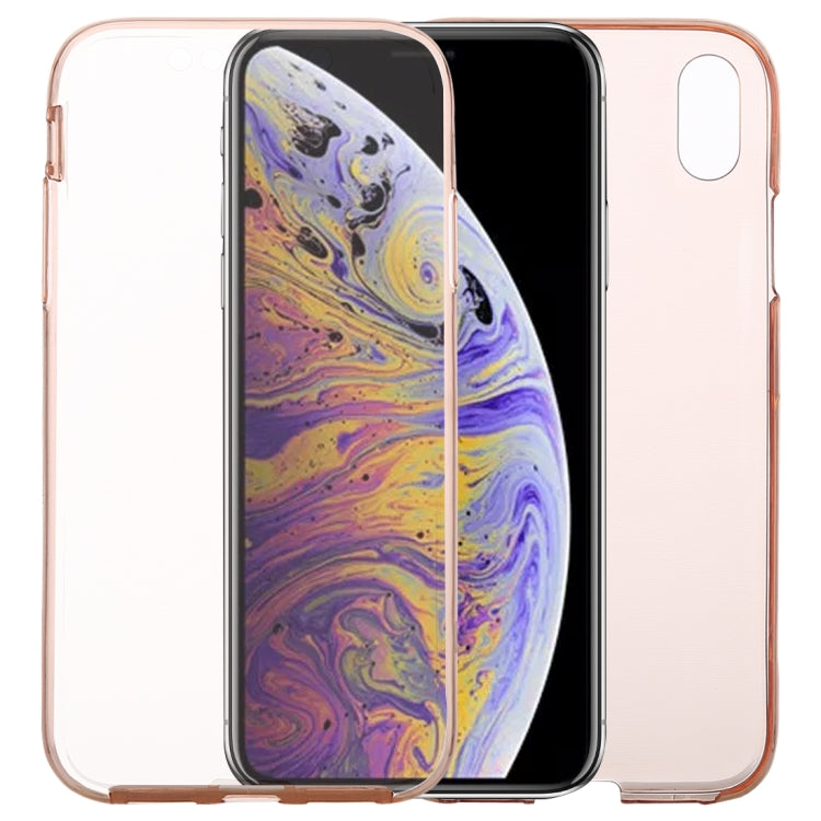 For iPhone XS Max Ultra-thin Double-sided Full Coverage Transparent TPU Case