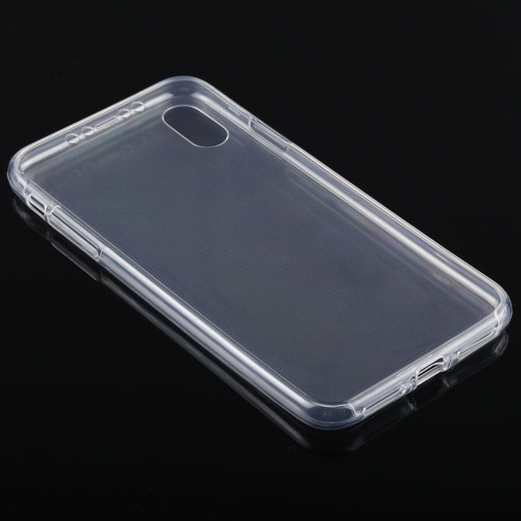 For iPhone XS Max Ultra-thin Double-sided Full Coverage Transparent TPU Case