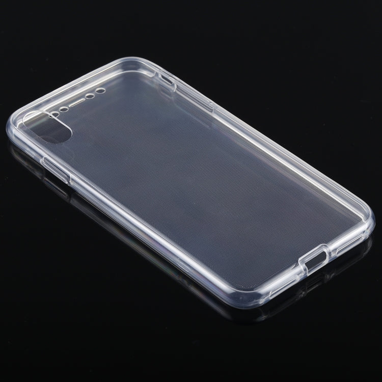 For iPhone XS Max Ultra-thin Double-sided Full Coverage Transparent TPU Case