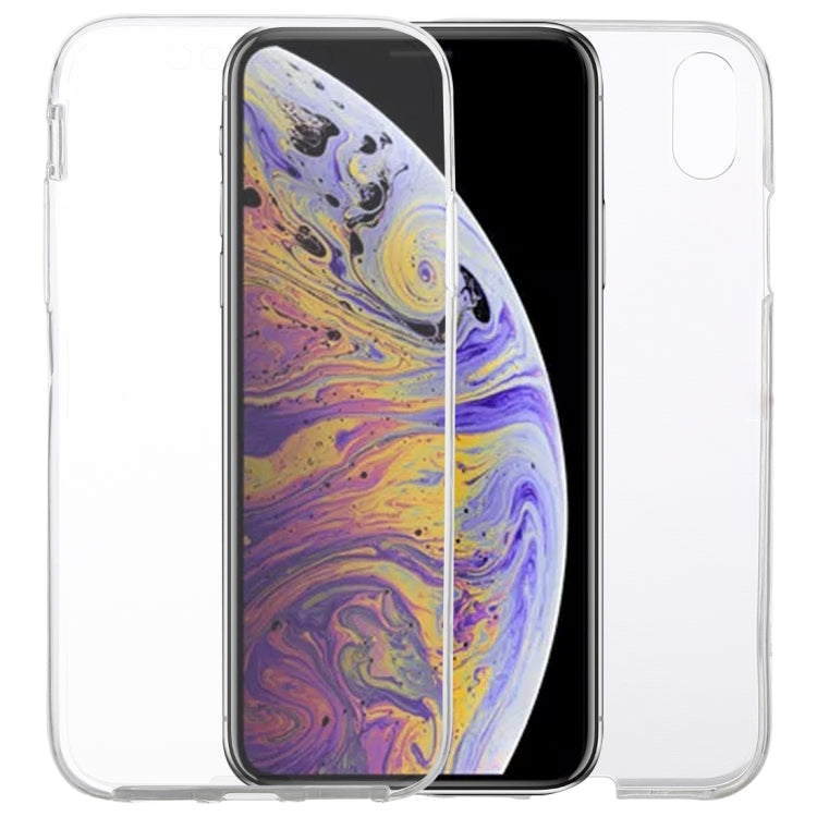 For iPhone XS Max Ultra-thin Double-sided Full Coverage Transparent TPU Case
