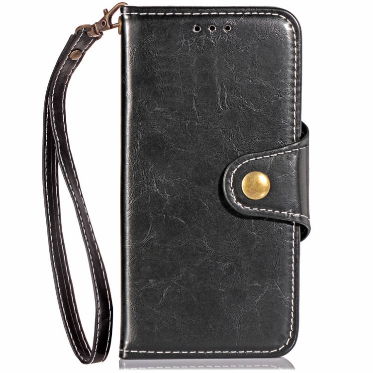 For iPhone XS Max Crazy Horse Texture Retro Business Horizontal Flip Leather Case with Holder & Card Slots & Wallet