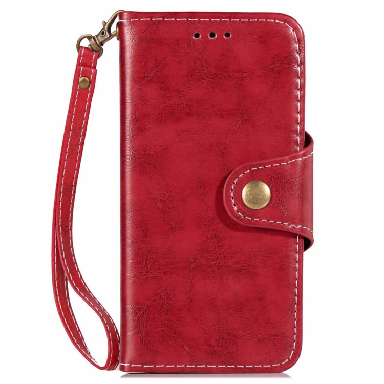 For iPhone XS Max Crazy Horse Texture Retro Business Horizontal Flip Leather Case with Holder & Card Slots & Wallet