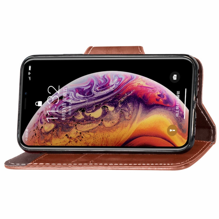 For iPhone XS Max Crazy Horse Texture Retro Business Horizontal Flip Leather Case with Holder & Card Slots & Wallet