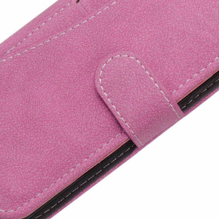 For iPhone XS Max Frosted TPU Horizontal Flip Leather Case with Holder & Card Slots & Wallet & Photo Frame