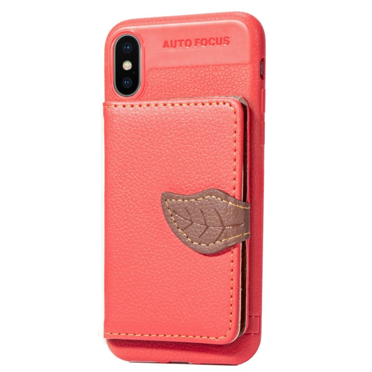 For iPhone XS Max Litchi Texture PU + TPU Horizontal Flip Leather Case with Holder & Card Slots & Wallet & Photo Frame