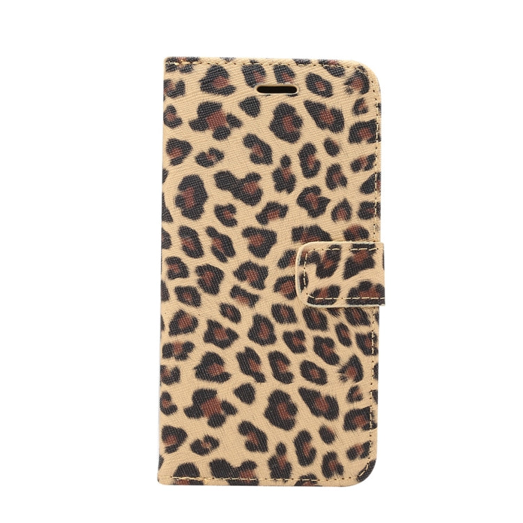 For iPhone XS Max Leopard Pattern Horizontal Flip Leather Case with Holder & Card Slots