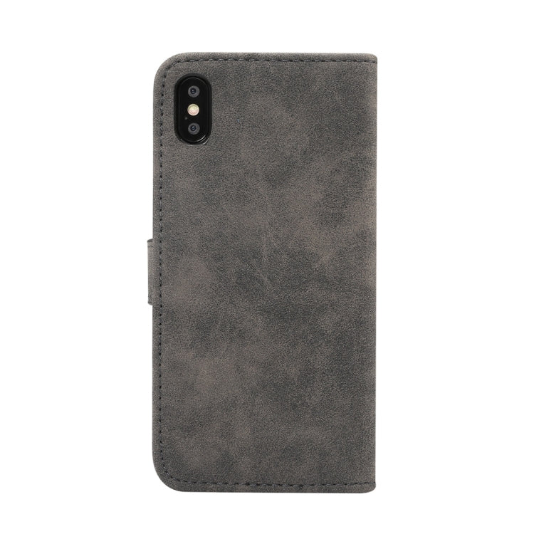 For iPhone XS Max Sheep Bar Material Horizontal Flip PU Leather Case with Holder & Card Slot & Wallet & Photo Frame