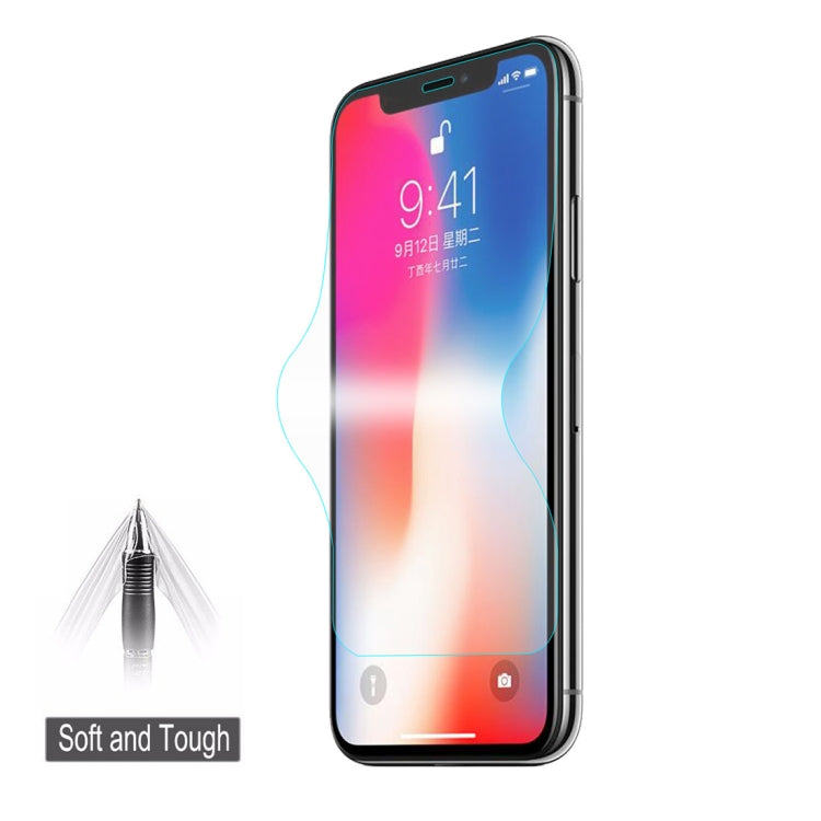 ENKAY Hat-Prince 0.1mm 3D Full Screen Protector Explosion-proof Hydrogel Film for  iPhone XS Max , TPU+TPE+PET Material