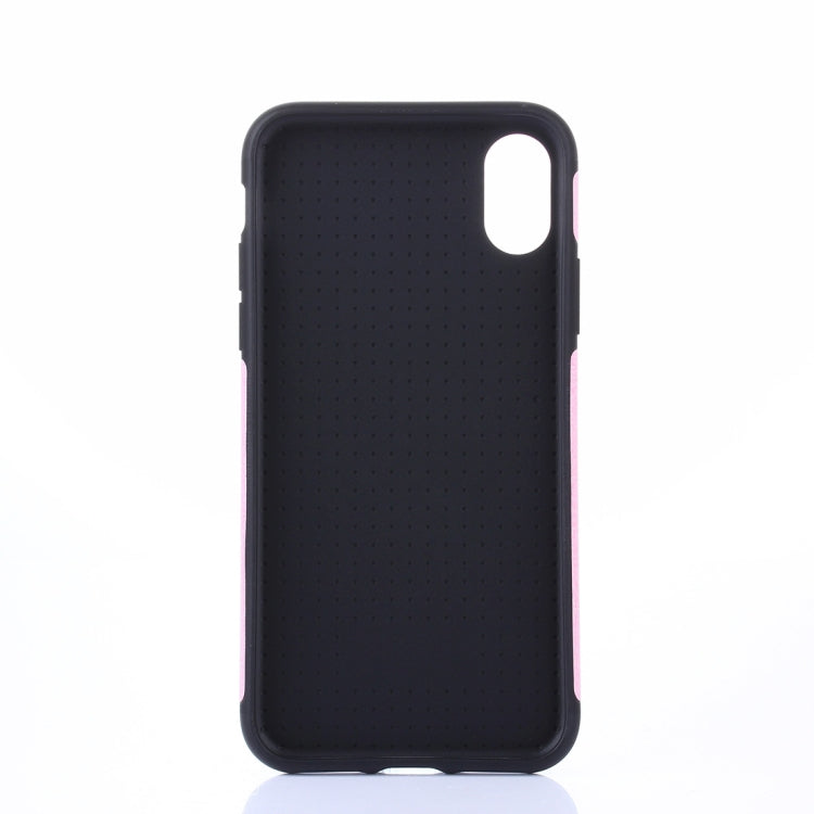 For iPhone XS Max Crazy Horse Texture PU Case