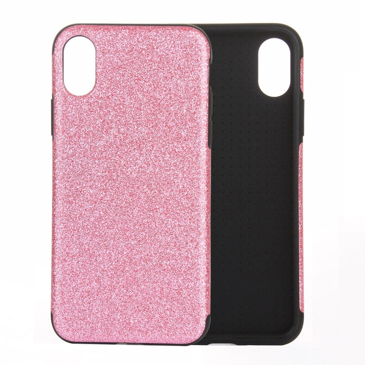 For iPhone XS Max Glitter Powder TPU Case