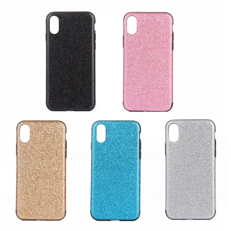 For iPhone XS Max Glitter Powder TPU Case