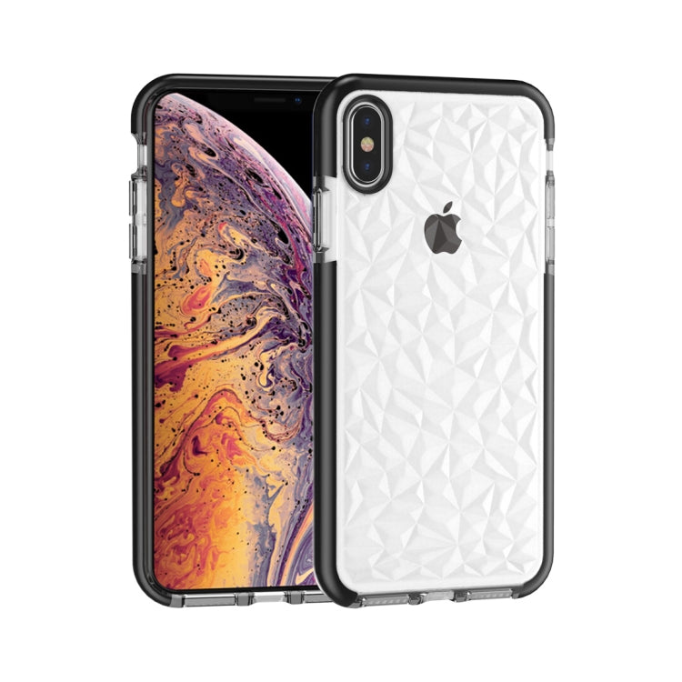 For iPhone XS Max Diamond Texture TPU Case