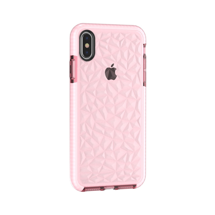 For iPhone XS Max Diamond Texture TPU Case