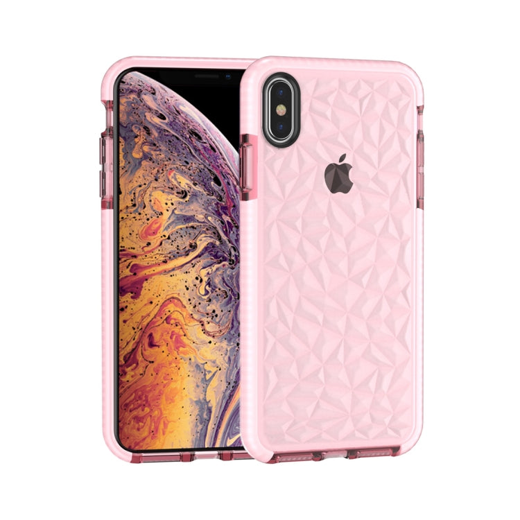 For iPhone XS Max Diamond Texture TPU Case