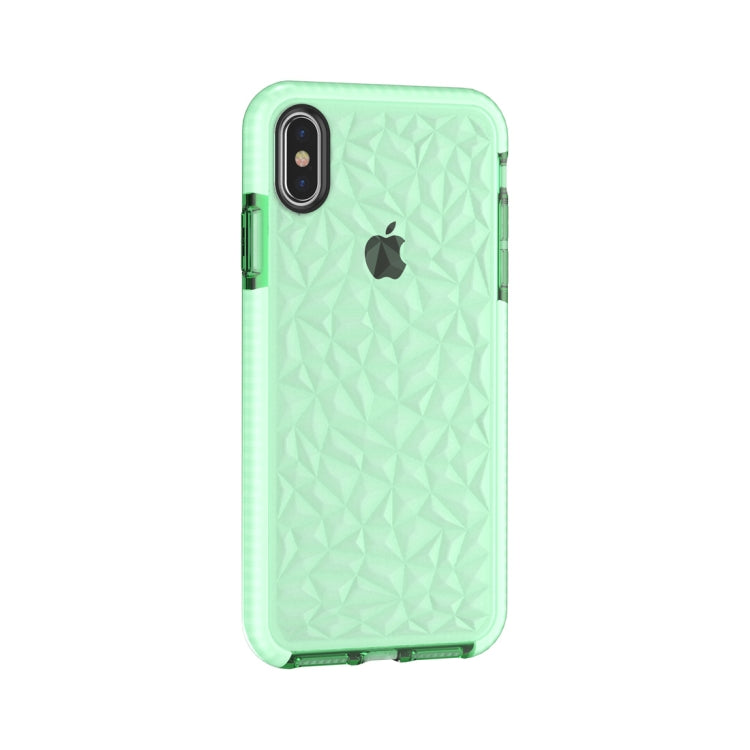 For iPhone XS Max Diamond Texture TPU Case