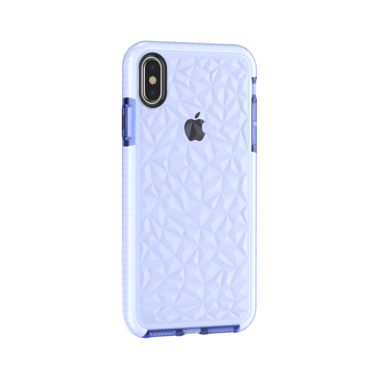 For iPhone XS Max Diamond Texture TPU Case