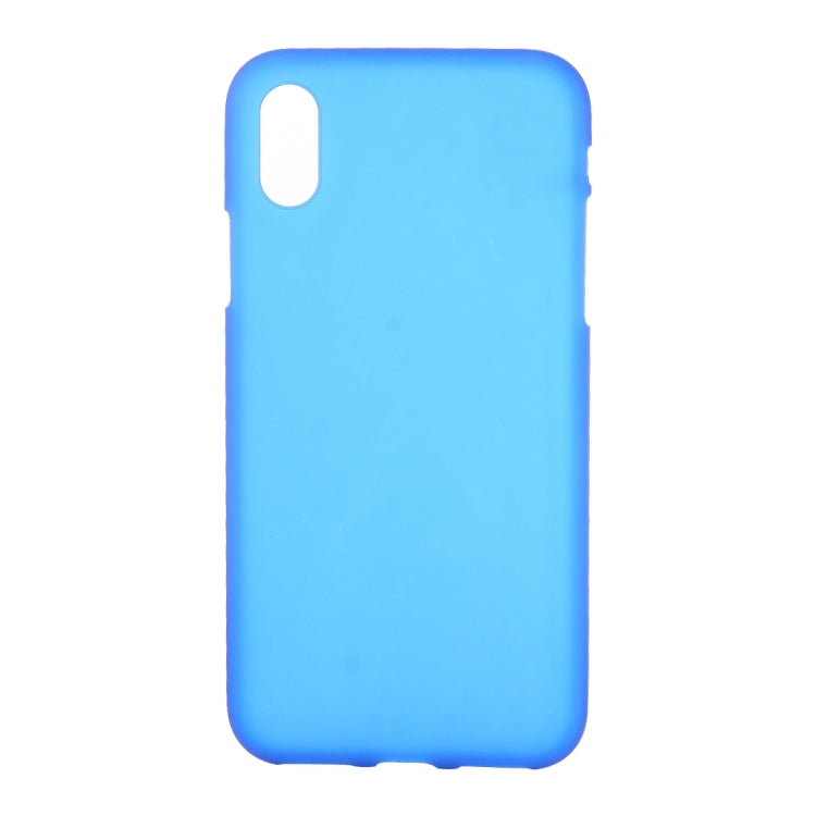 For iPhone XS Max Solid Color Frosted Soft TPU Case