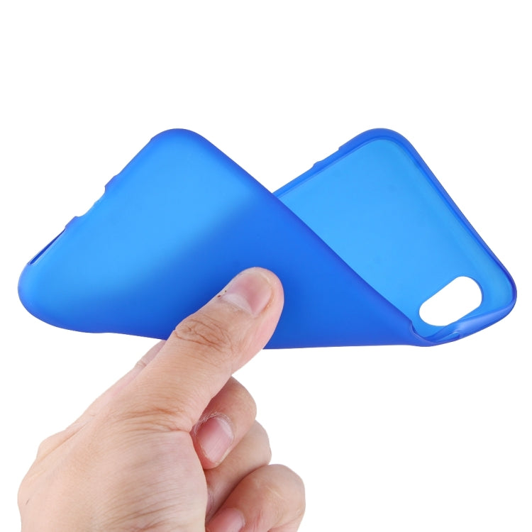 For iPhone XS Max Solid Color Frosted Soft TPU Case