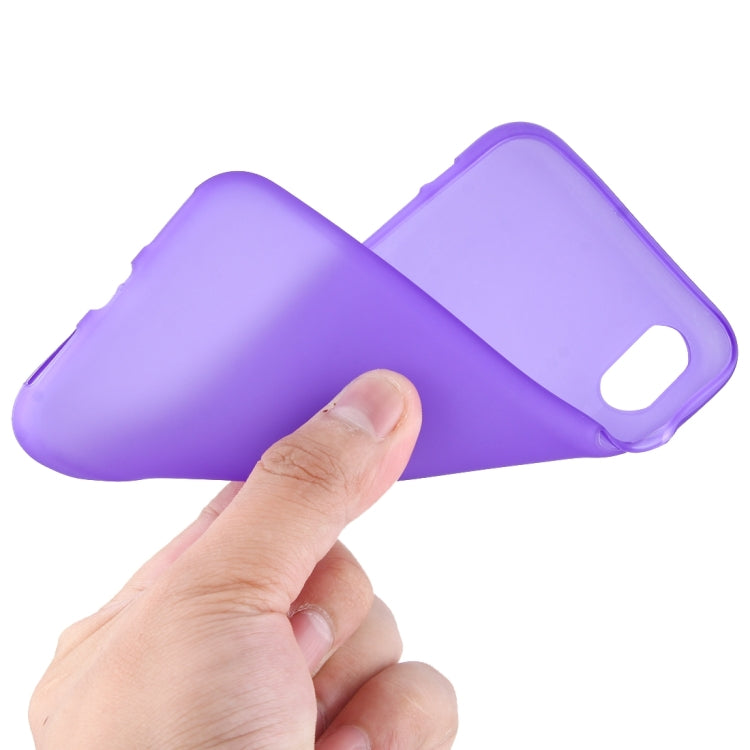 For iPhone XS Max Solid Color Frosted Soft TPU Case