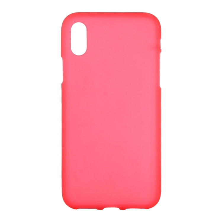 For iPhone XS Max Solid Color Frosted Soft TPU Case