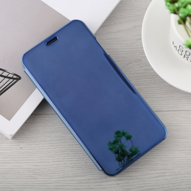 For iPhone XS Max Electroplating Mirror Horizontal Flip Leather Case with Holder