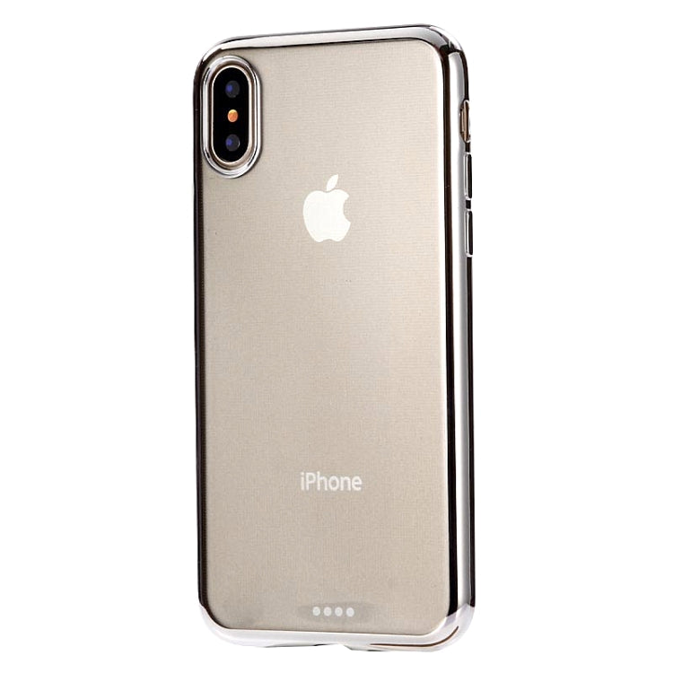 For iPhone XS Max Ultra-thin Electroplating TPU Protective Case