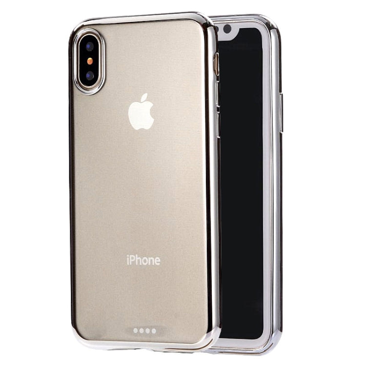 For iPhone XS Max Ultra-thin Electroplating TPU Protective Case