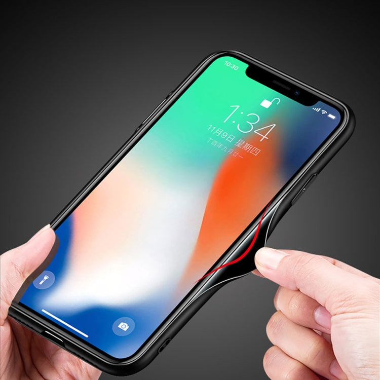 For iPhone XS Max TOTUDESIGN Ultra-thin TPU + PC + Mirror Case (Blue)