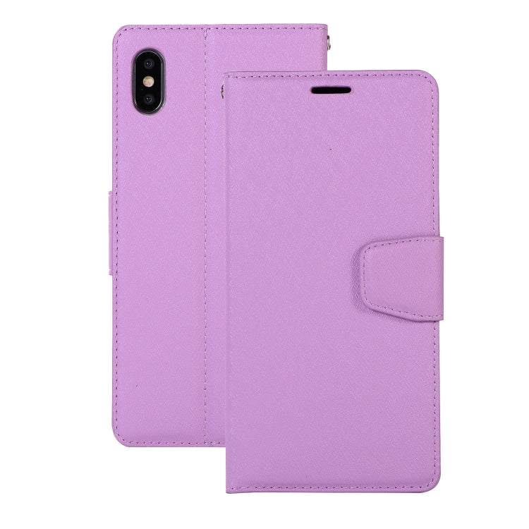 For iPhone XS Max Silk Texture Horizontal Flip Leather Case with Holder & Card slots & Wallet & Photo Frame