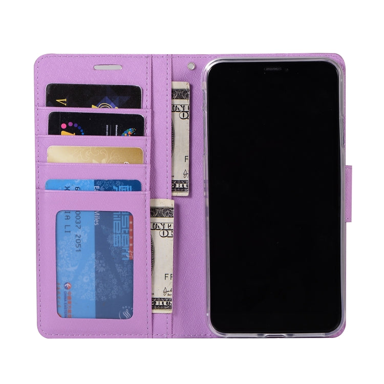 For iPhone XS Max Silk Texture Horizontal Flip Leather Case with Holder & Card slots & Wallet & Photo Frame