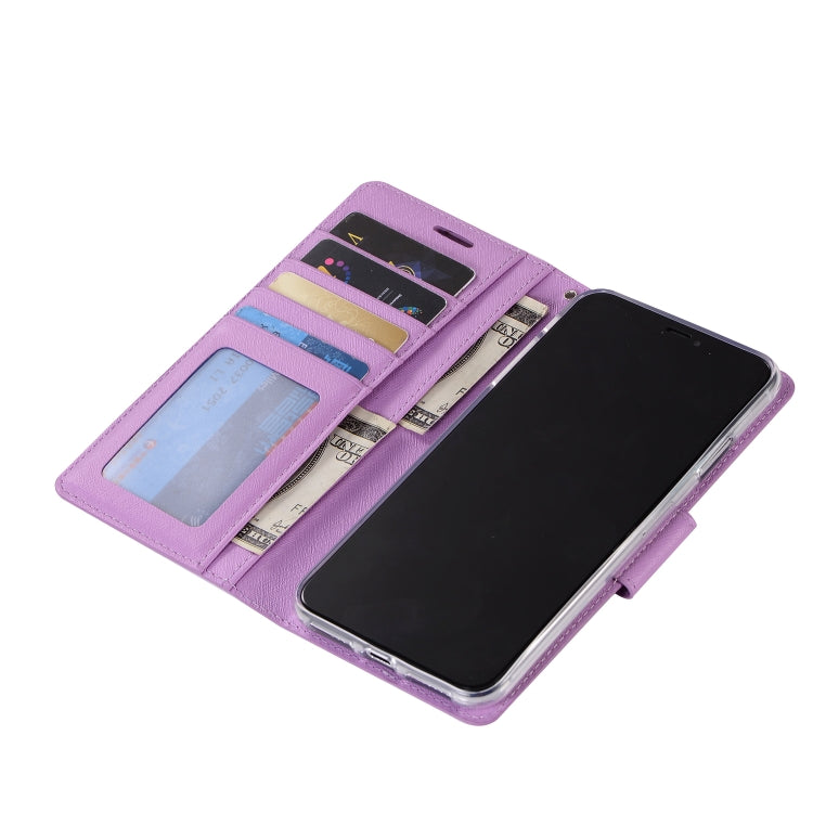 For iPhone XS Max Silk Texture Horizontal Flip Leather Case with Holder & Card slots & Wallet & Photo Frame