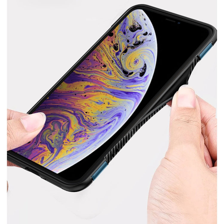 For iPhone XS Max Magnetic 360 Degrees Rotation Ring Armor Protective Case