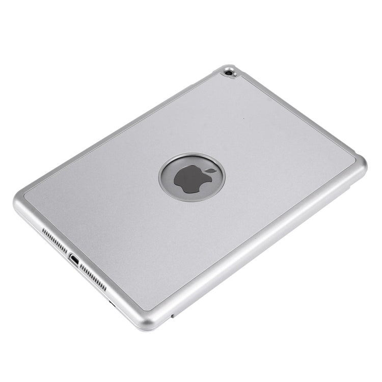 2 in 1 For iPad Air 2 Foldable Adjustable (0 - 135 Degrees) Aluminium Alloy Tablet Tablet Case Holder + Slim Bluetooth V3.0 Keyboard with 7 Colors LED Backlights & Intelligent Inductive Switch Function, Operation Distance: within 10m(Silver)