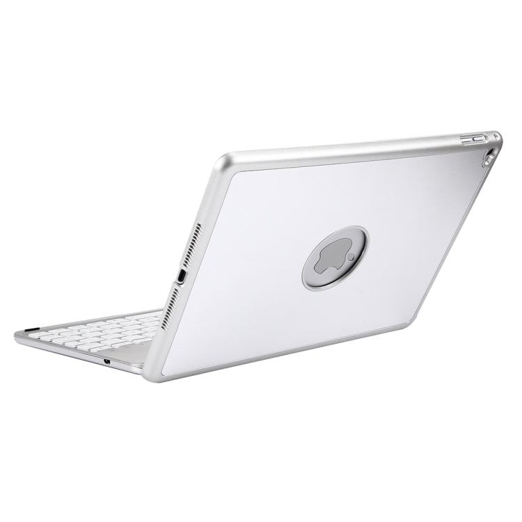 2 in 1 For iPad Air 2 Foldable Adjustable (0 - 135 Degrees) Aluminium Alloy Tablet Tablet Case Holder + Slim Bluetooth V3.0 Keyboard with 7 Colors LED Backlights & Intelligent Inductive Switch Function, Operation Distance: within 10m(Silver)
