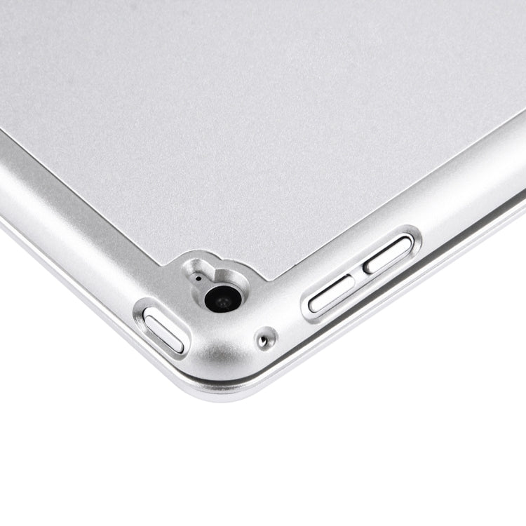2 in 1 For iPad Air 2 Foldable Adjustable (0 - 135 Degrees) Aluminium Alloy Tablet Tablet Case Holder + Slim Bluetooth V3.0 Keyboard with 7 Colors LED Backlights & Intelligent Inductive Switch Function, Operation Distance: within 10m(Silver)