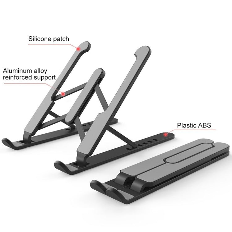 YMB1028 Portable Folding Desktop Holder Bracket for Laptop / Tablet