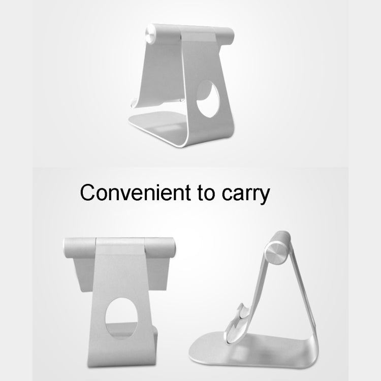 Portable Universal Adjustable Foldable Aluminium Alloy Desktop Tablet Holder Stand, For iPad, iPhone, Galaxy, Huawei, Xiaomi, LG, HTC and Other Smart Phones & Tablets