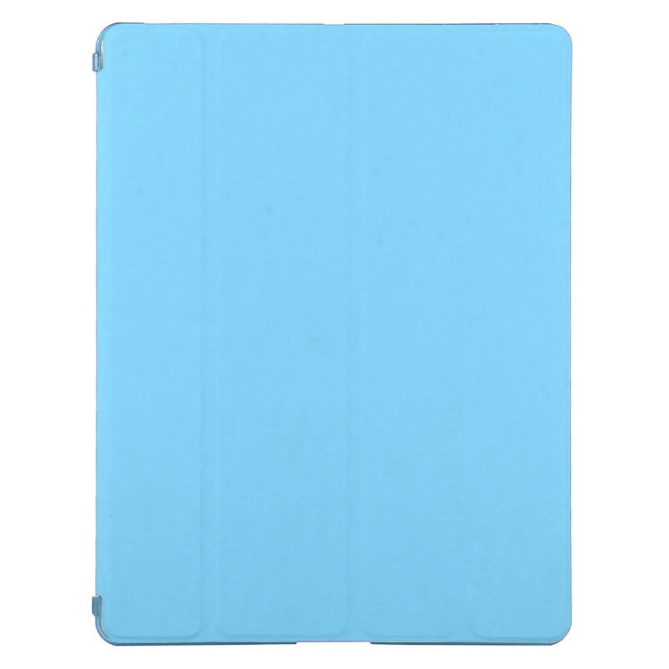 For iPad 4 / 3 / 2 Solid Color Horizontal Flip Leather Case with Holder & Sleep / Wake-up Function
